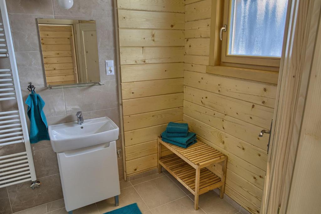 Koupelna v ubytování Zruby Pod Chopkom
