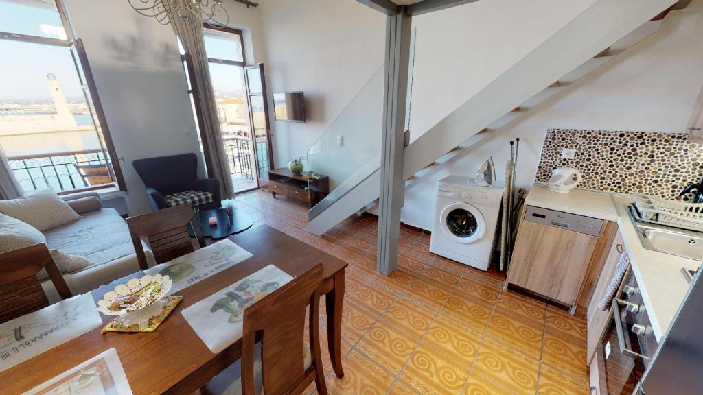 Kuchyňa alebo kuchynka v ubytovaní Porto Enetiko Suites