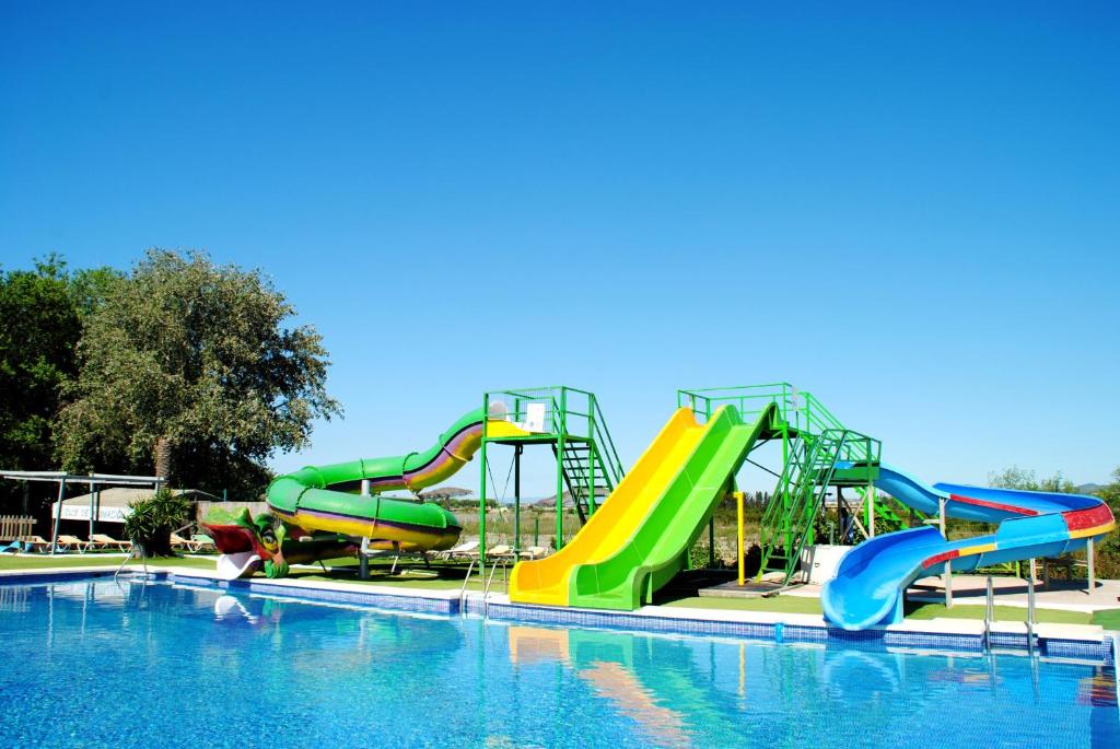 Water park at the campground or nearby
