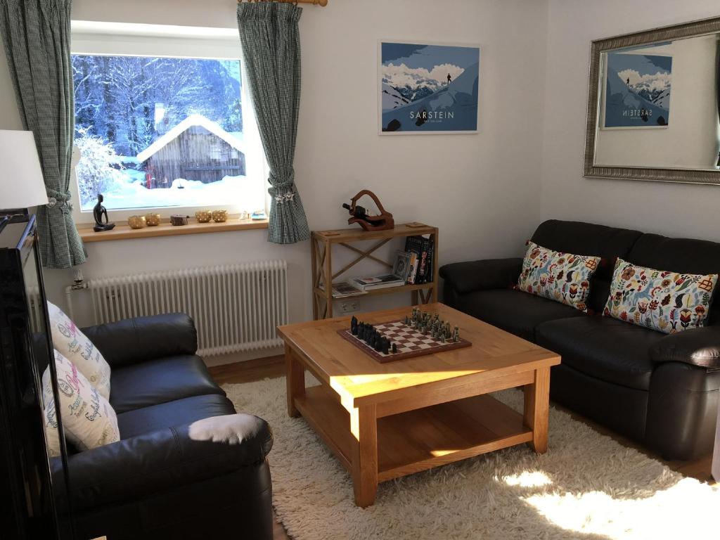 Posezení v ubytování Landhaus Lilly