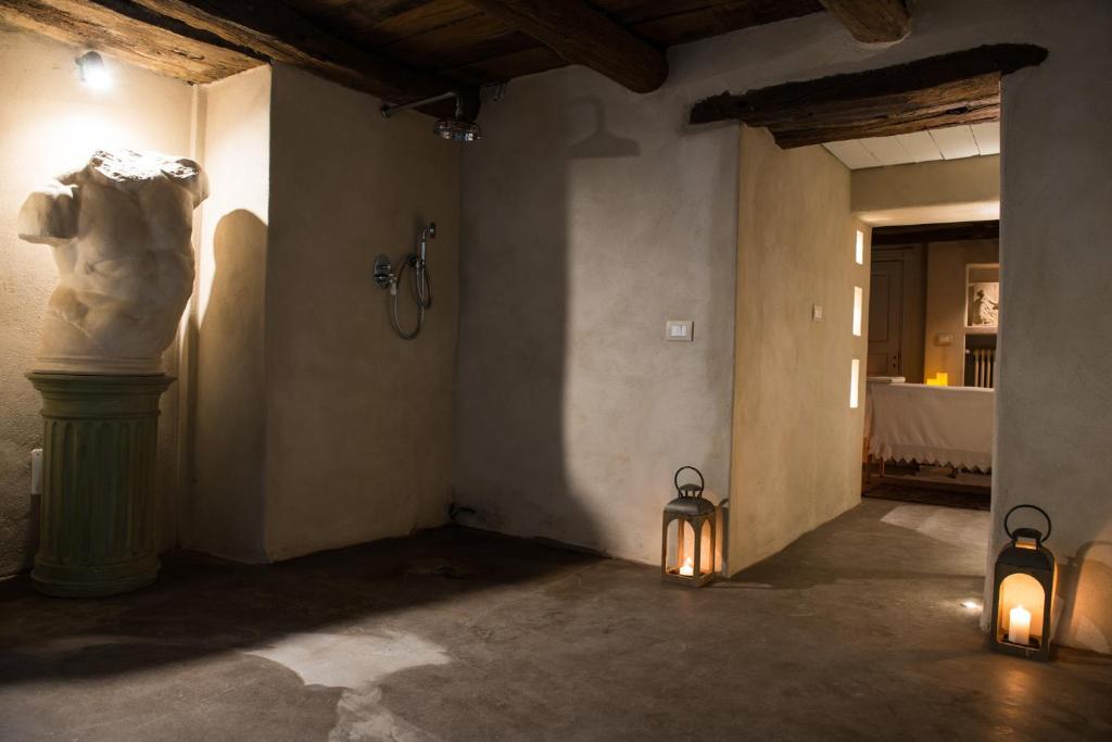 Posteľ alebo postele v izbe v ubytovaní [TARTUFO BIANCO] Villa Althea