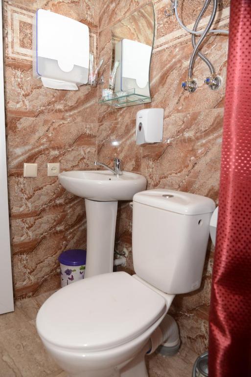 Koupelna v ubytování Hotel Like