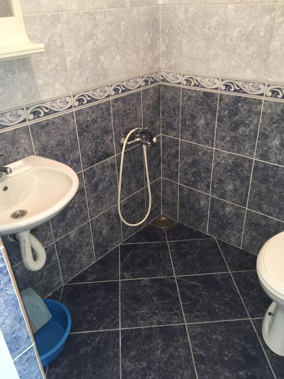 Koupelna v ubytování Apartmani Vuković