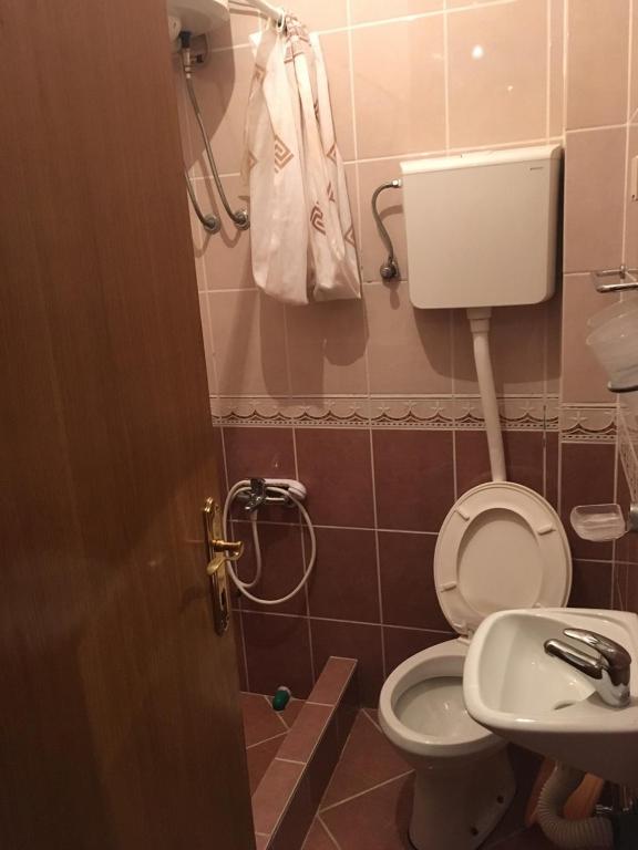 Koupelna v ubytování Apartmani Vuković