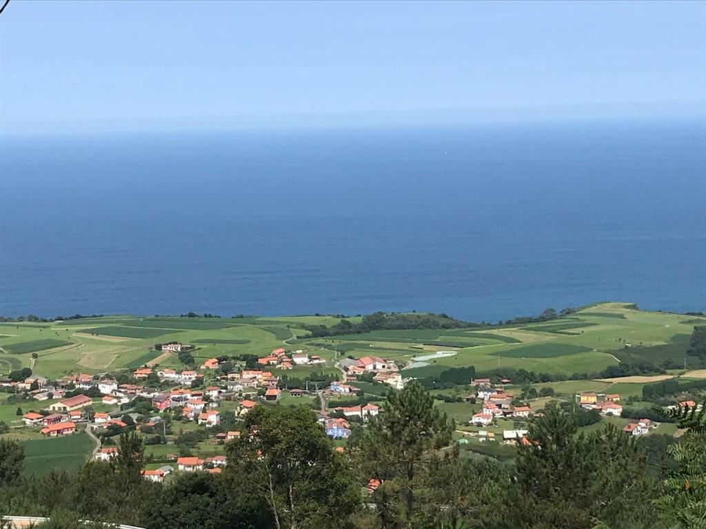 a small town in the middle of the hills at La Clinica in Ballota