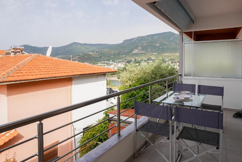 Výhľad na hory alebo výhľad na hory priamo z apartmánu