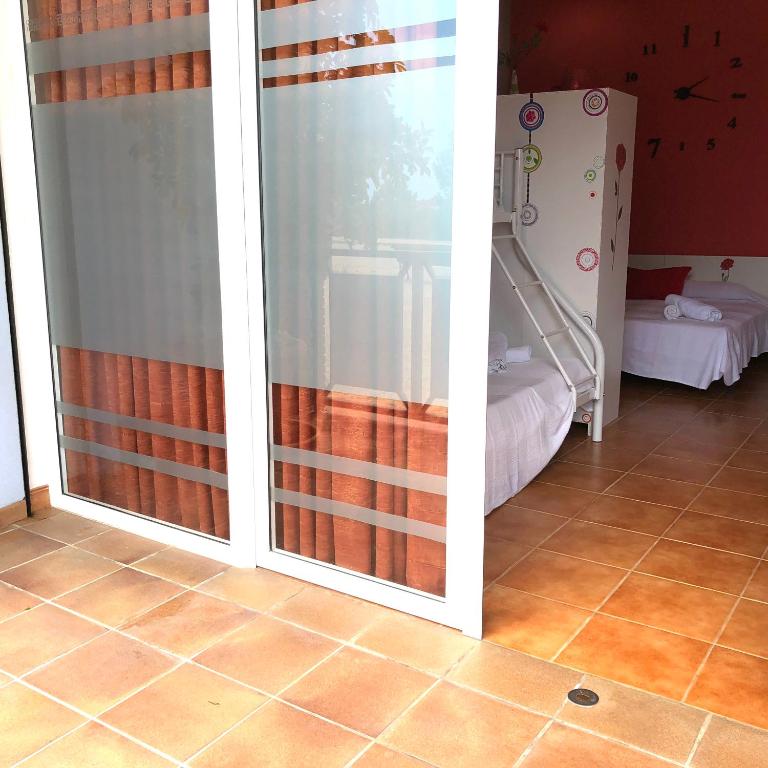 Postel nebo postele na pokoji v ubytování Casa con vistas al mar