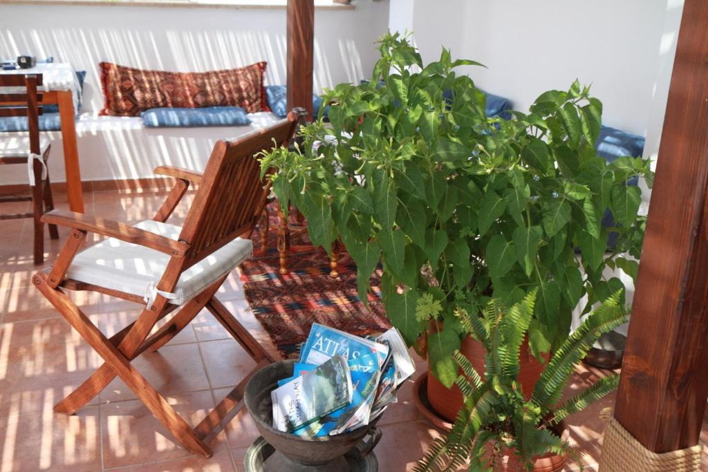Posezení v ubytování Kalkan Turk Evi