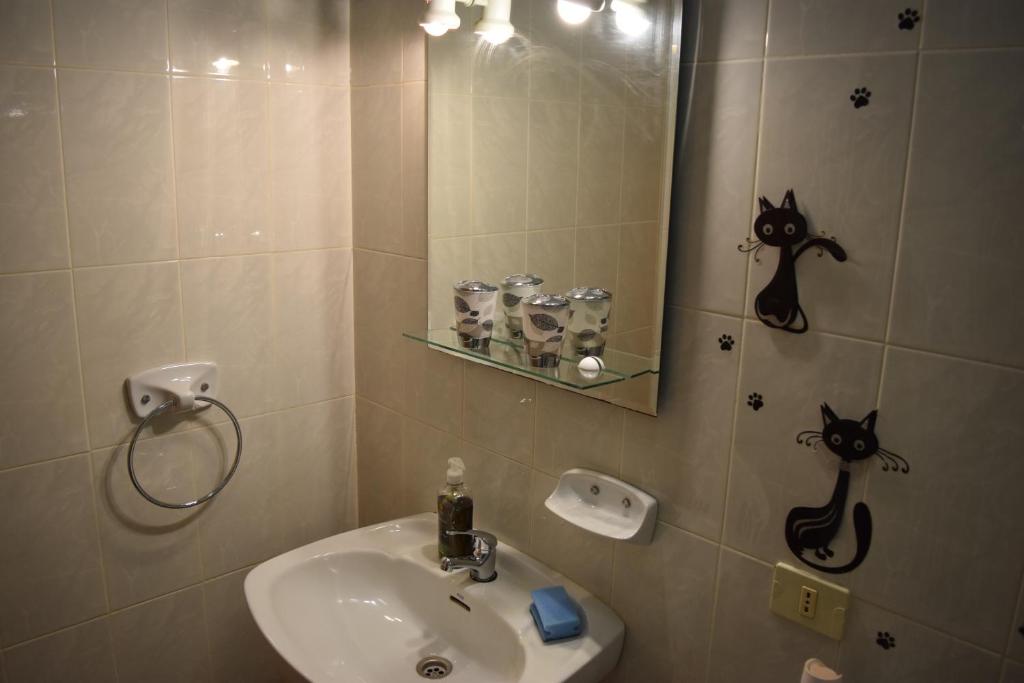 Koupelna v ubytování B&B La Caleta Zimmer 3