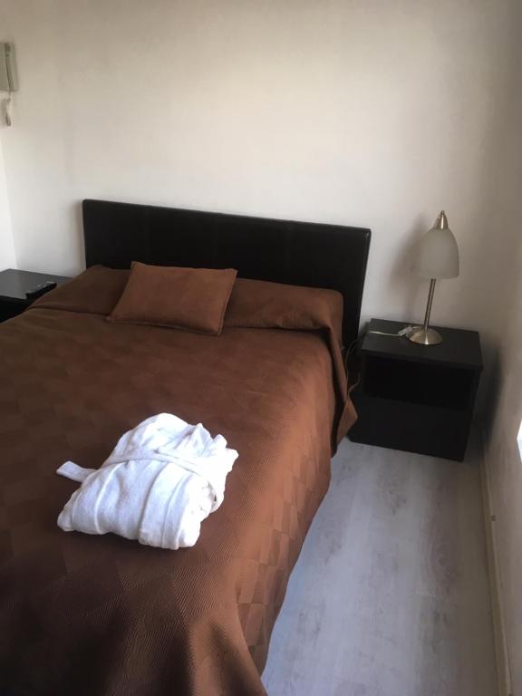 Postel nebo postele na pokoji v ubytování Suites Parque Real