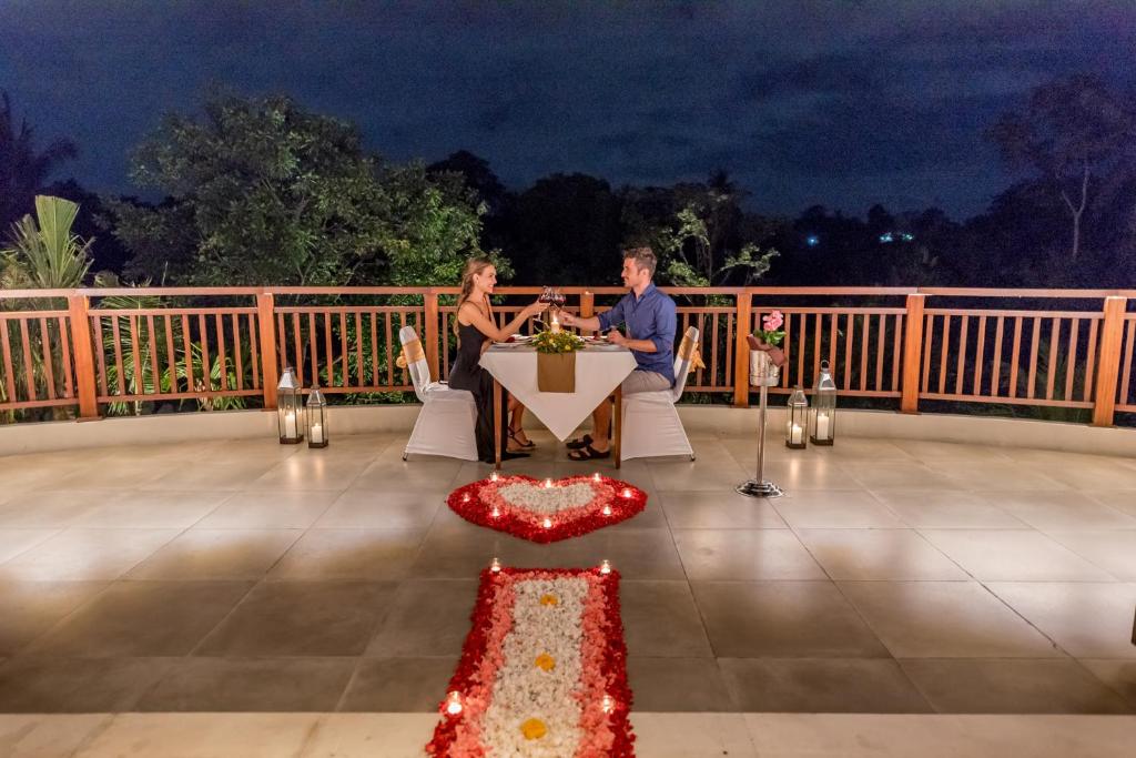 Balkón nebo terasa v ubytování tanadewa Resort Ubud Bali by Cross Collection