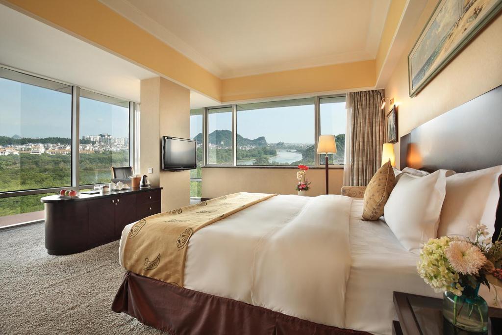 Lijiang Waterfall Hotel Guilin - Chambre Double De Luxe Avec Vue Sur Le Lac