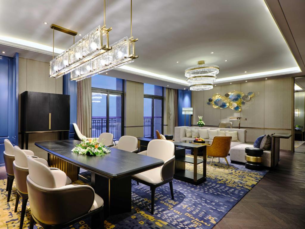 Posezení v ubytování Primus Hotel Shanghai Sanjiagang - Offer Pudong International Airport and Disney shuttle