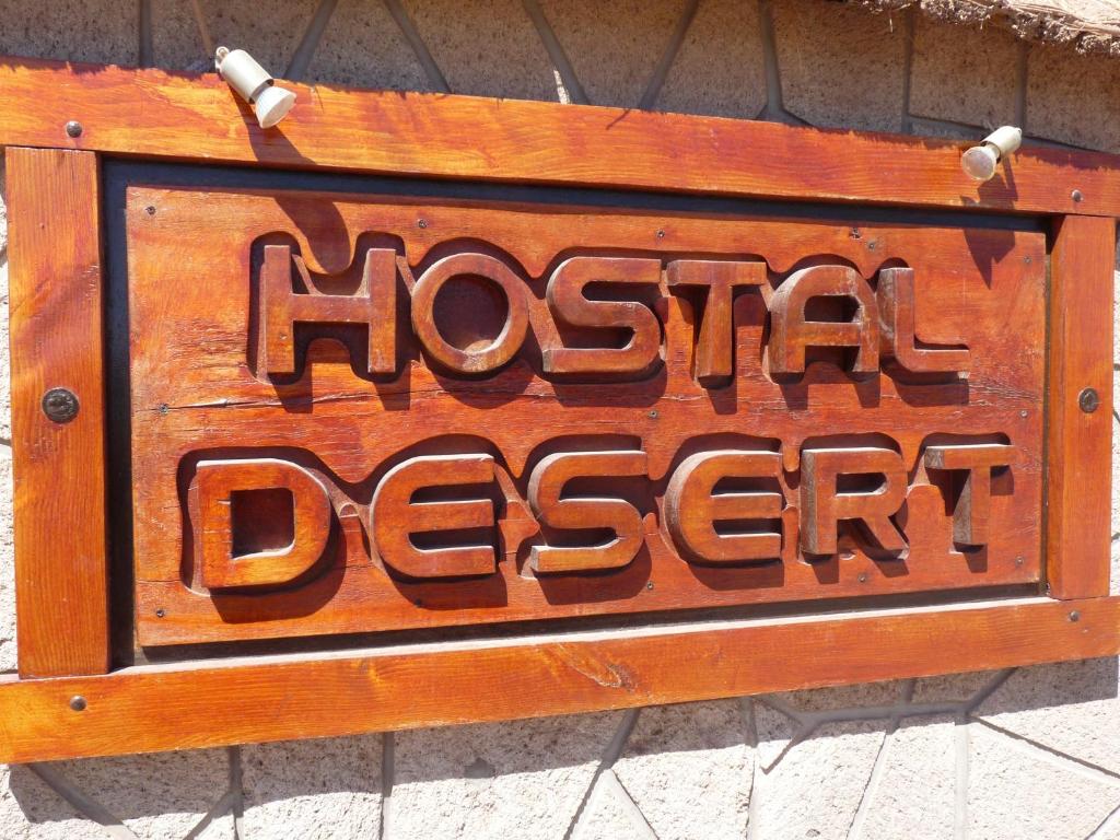 Certifikát, hodnocení, plakát nebo jiný dokument vystavený v ubytování Hostal Desert