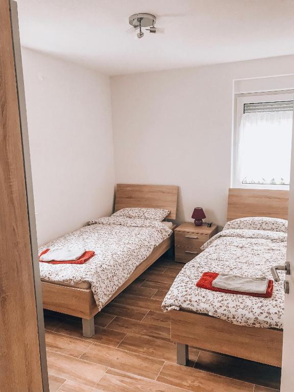 Postel nebo postele na pokoji v ubytování Creek House
