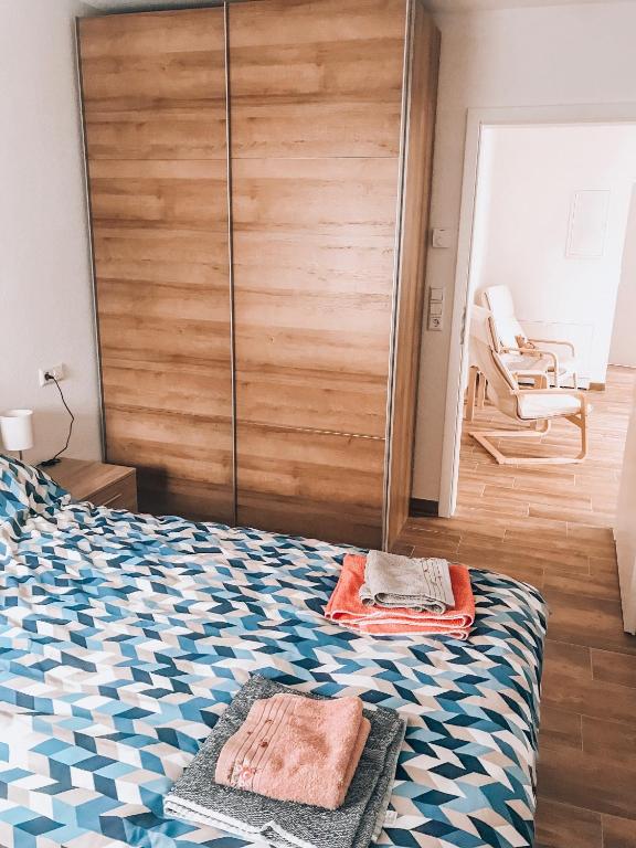 Postel nebo postele na pokoji v ubytování Creek House