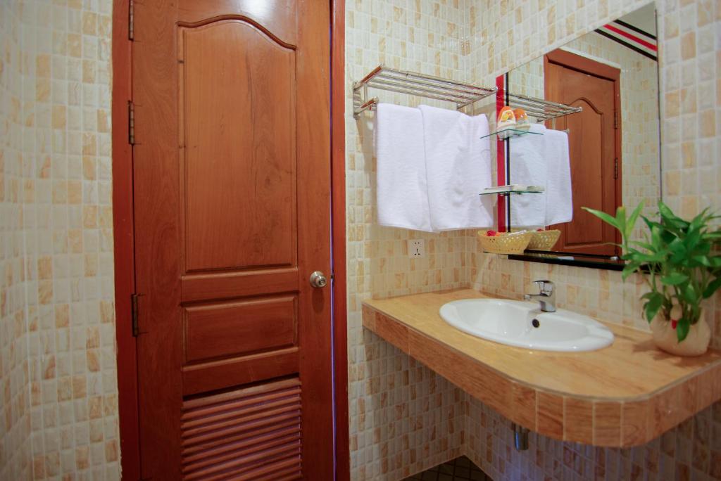 Koupelna v ubytování Bou Phanith Villa