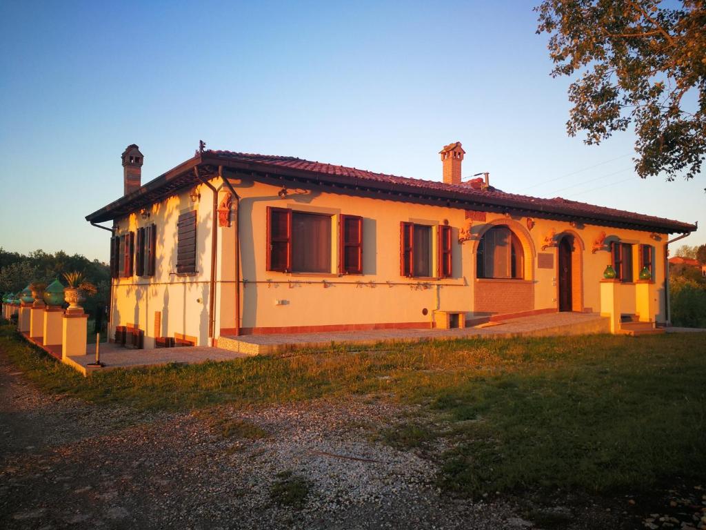 Budova, kde se bed and breakfast nachází