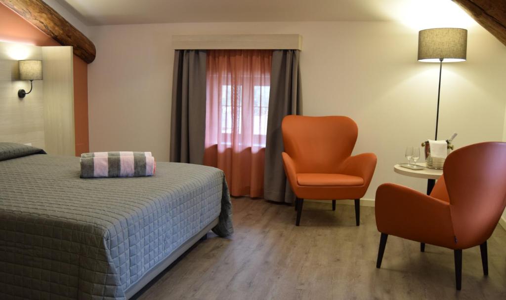 Postel nebo postele na pokoji v ubytování Villa Torre - Atmosfera Romantica