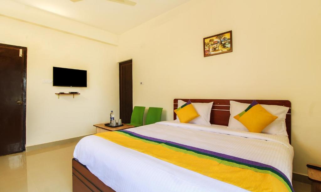 Postel nebo postele na pokoji v ubytování Itsy Hotels Riyas Grand