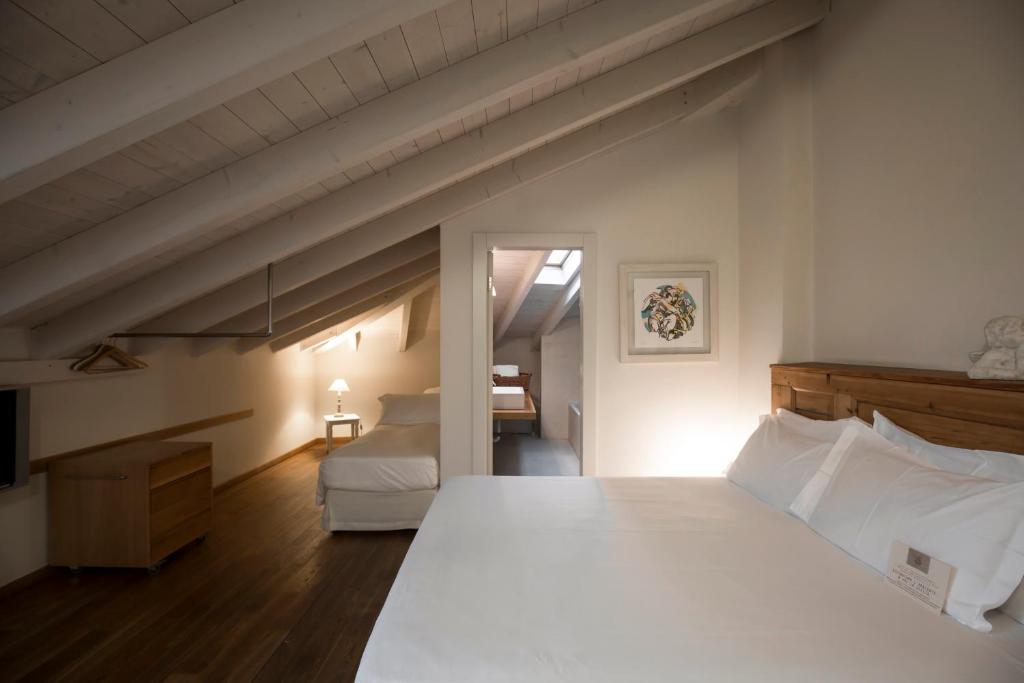 Posteľ alebo postele v izbe v ubytovaní Art Hotel Varese