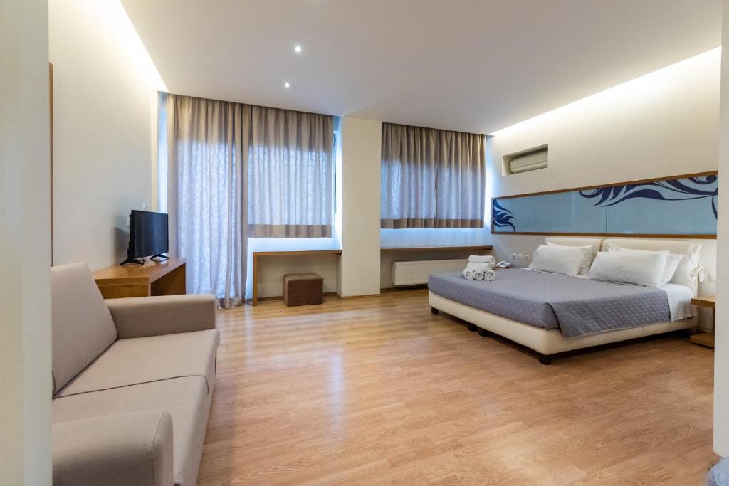 Posezení v ubytování Kleopatra Inn