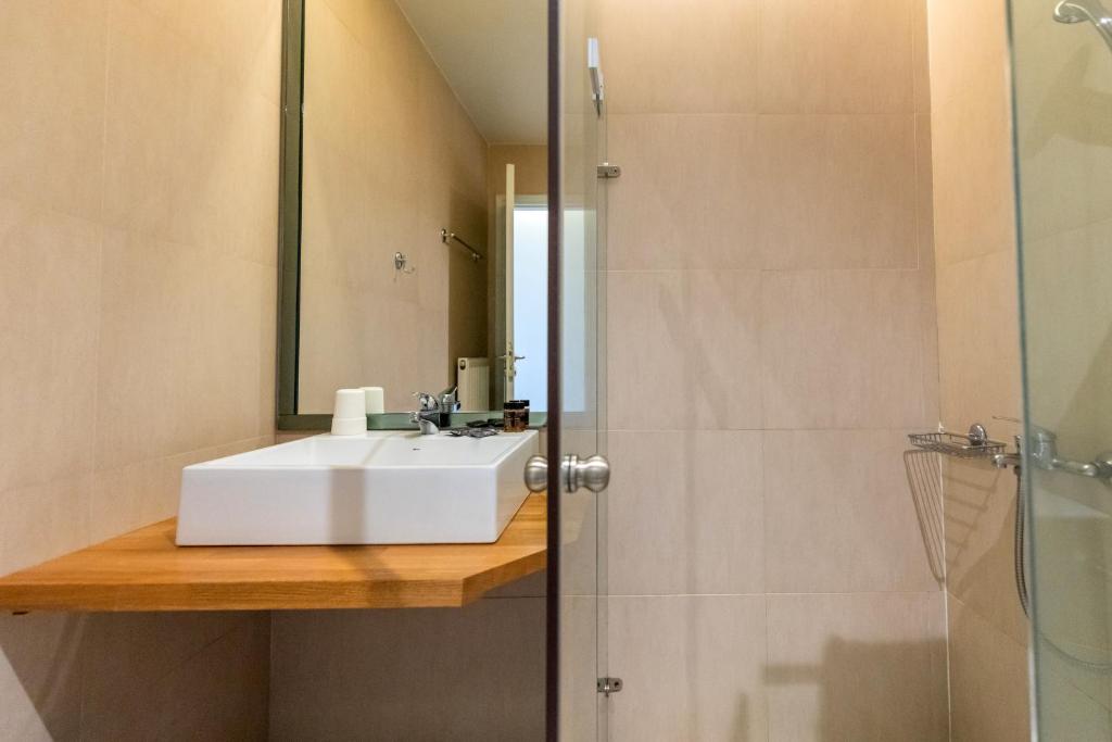 Koupelna v ubytování Kleopatra Inn