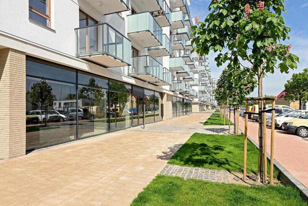 Budova, v ktorej sa apartmán nachádza