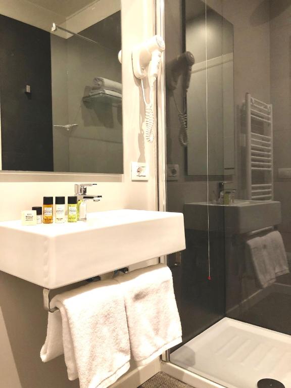 Koupelna v ubytování Bue Nero Suites Verona