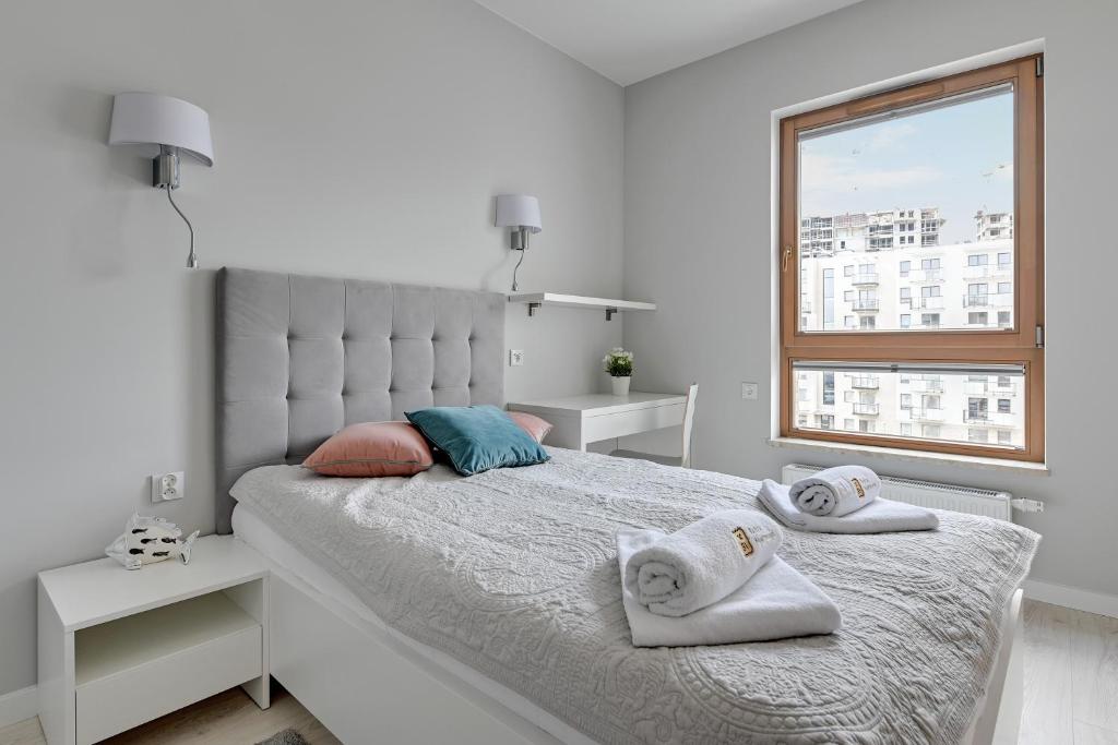 Posteľ alebo postele v izbe v ubytovaní Luxury Voyage Apartments + extra bikes