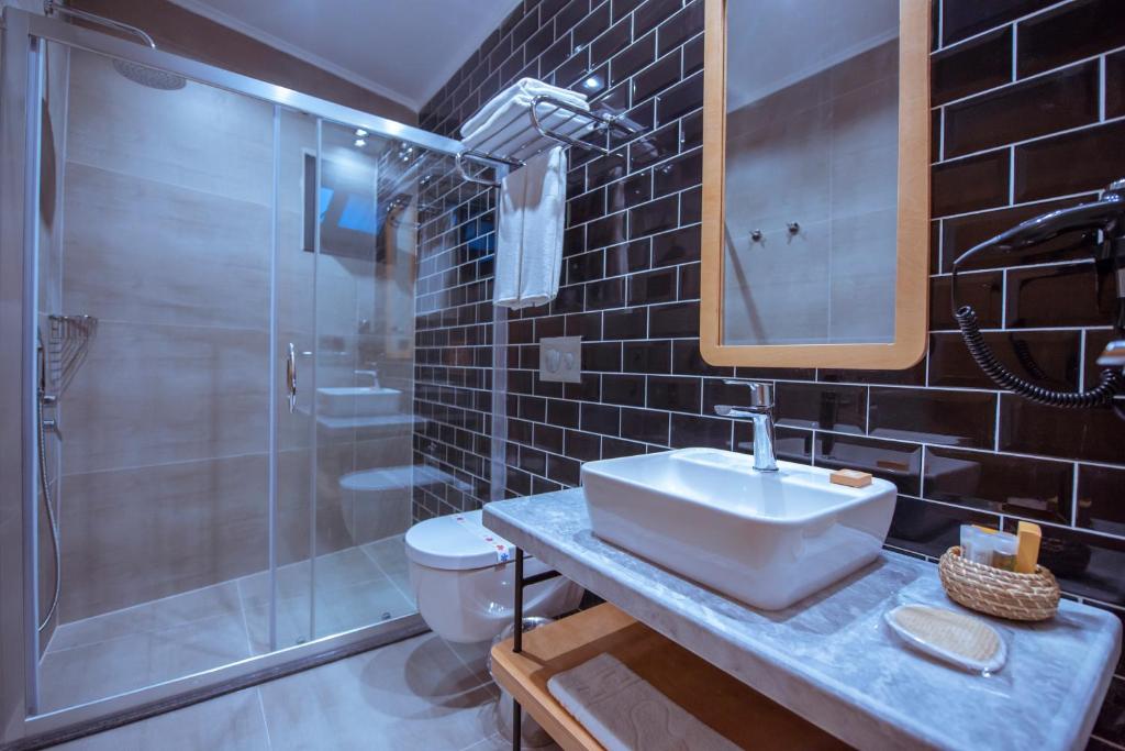 Koupelna v ubytování Arwen Hotel