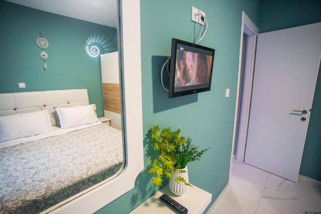 Postel nebo postele na pokoji v ubytování Diamond Lux Apartment