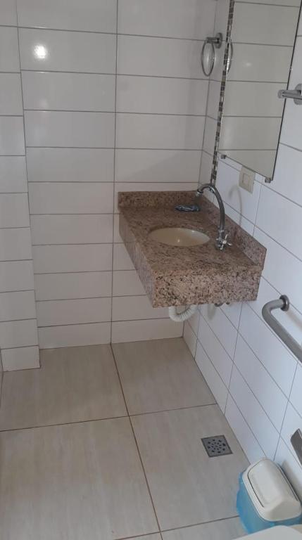 Koupelna v ubytování Hotel Maringa
