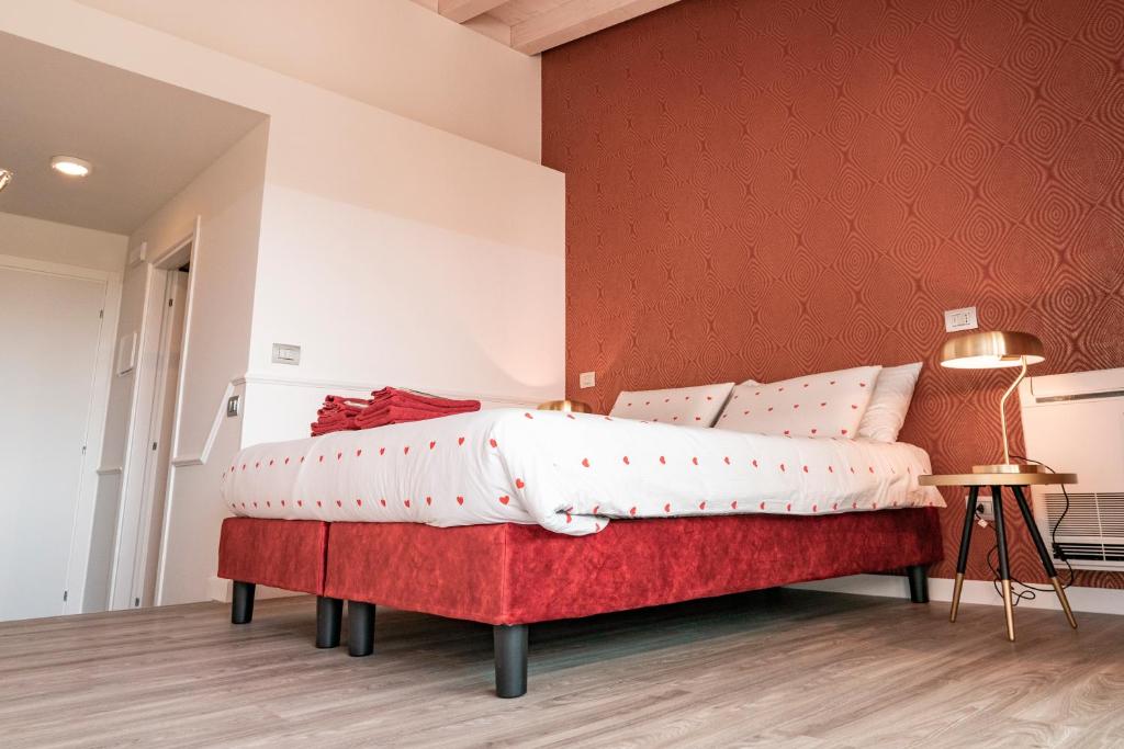 Postel nebo postele na pokoji v ubytování Alla Riva