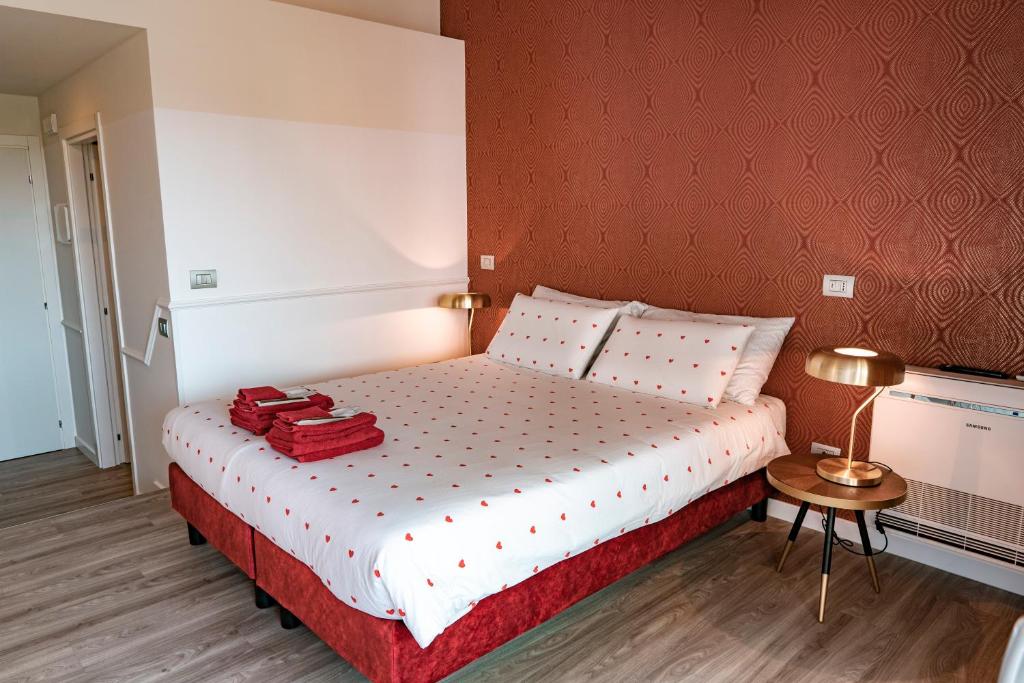 Postel nebo postele na pokoji v ubytování Alla Riva