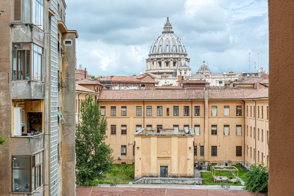 Budynek, w którym mieści się apartament