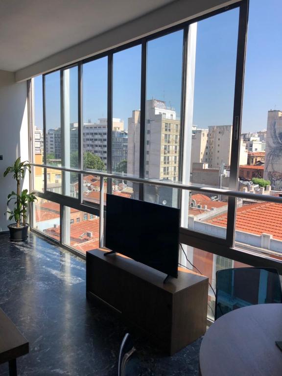 Część wypoczynkowa w obiekcie Ladadika 5th Floor