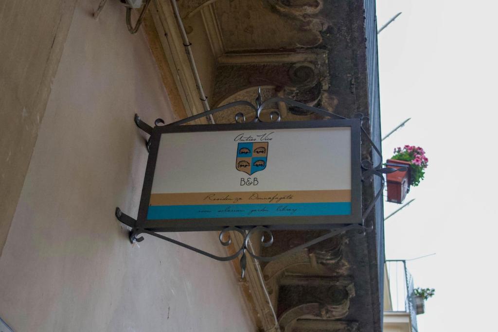 Certifikát, hodnocení, plakát nebo jiný dokument vystavený v ubytování Residenza Donnafugata B&B