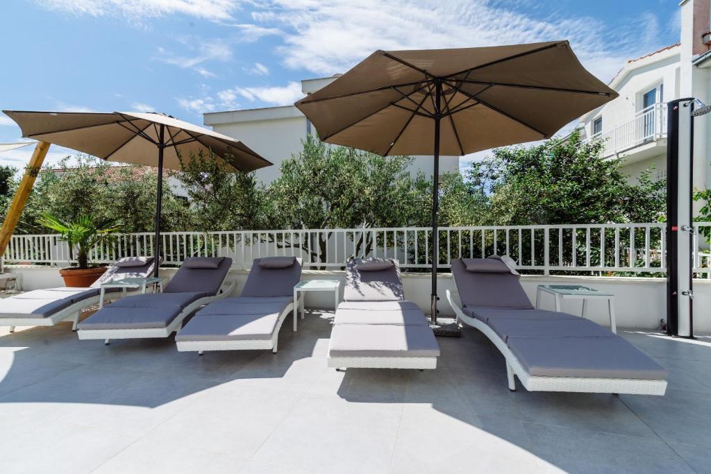 Balkón nebo terasa v ubytování Apartments Villa Dalmatia
