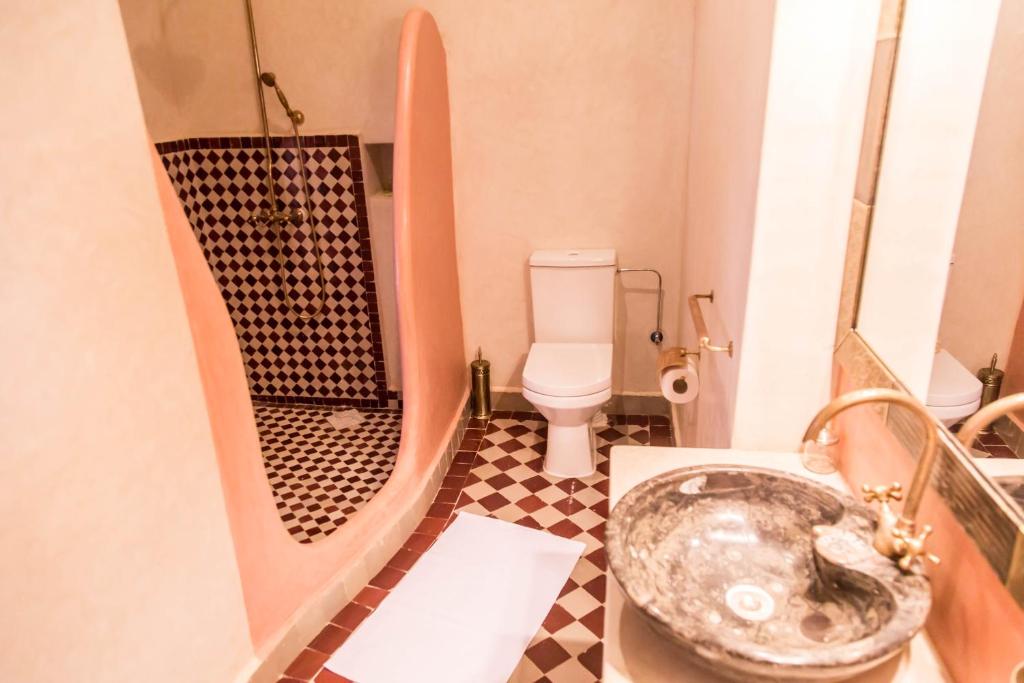 Koupelna v ubytování Riad Azawad