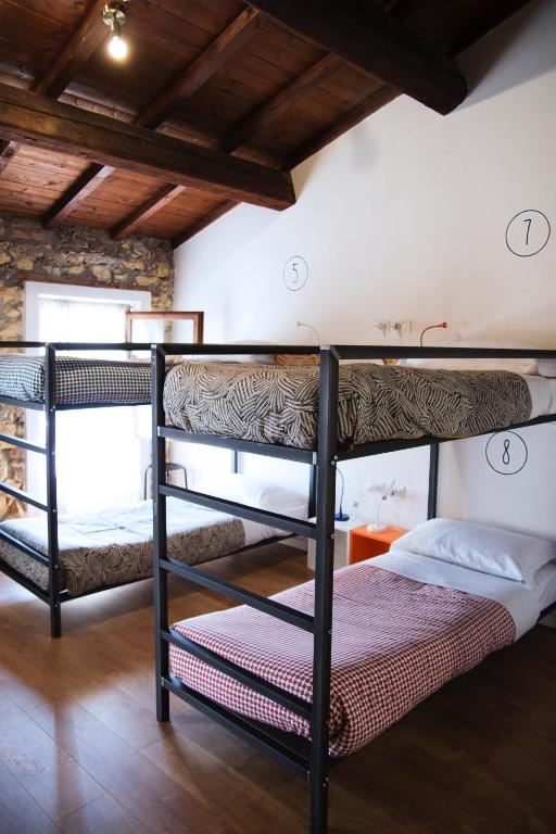 Posteľ alebo postele v izbe v ubytovaní The Hostello