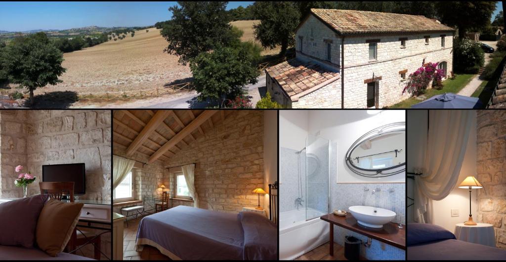 TV a/nebo společenská místnost v ubytování Valcastagno Relais & Residence