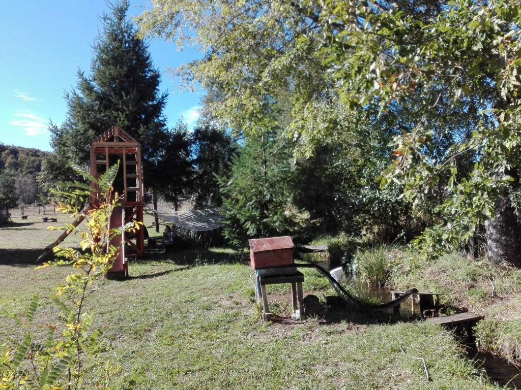 Zahrada ubytování Cabañas Captren Andino