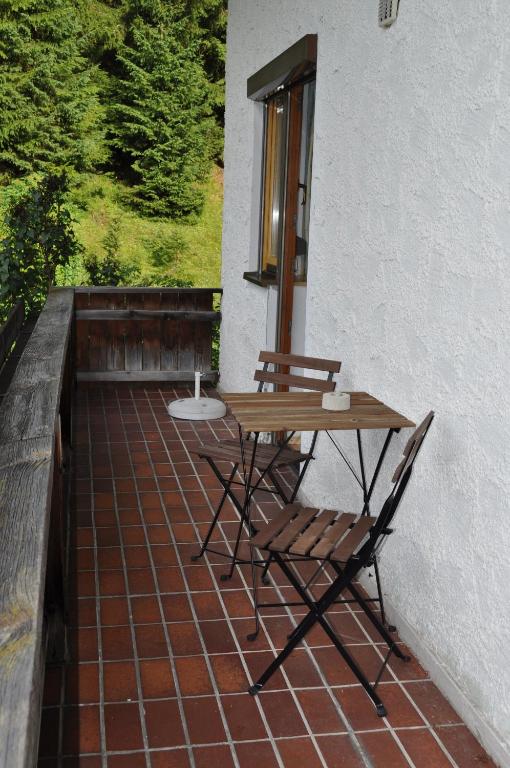 Balkón nebo terasa v ubytování Haus Tina
