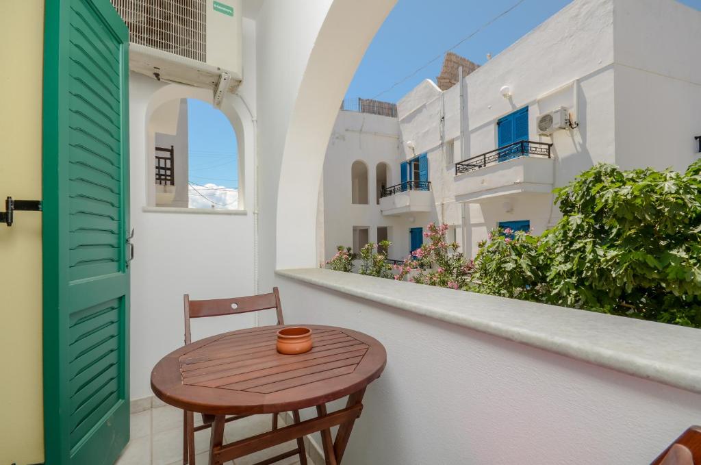 Balkón nebo terasa v ubytování simos luxury apartments