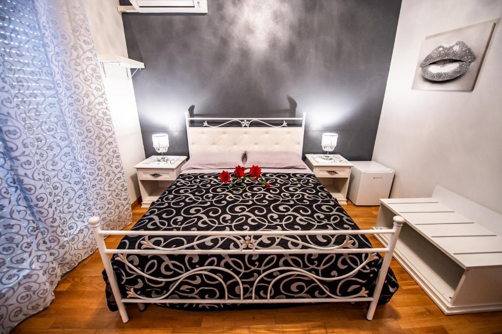 Postel nebo postele na pokoji v ubytování BnB Cheope