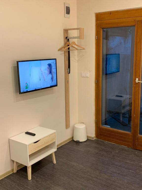 TV a/nebo společenská místnost v ubytování Silver Lounge Siófok