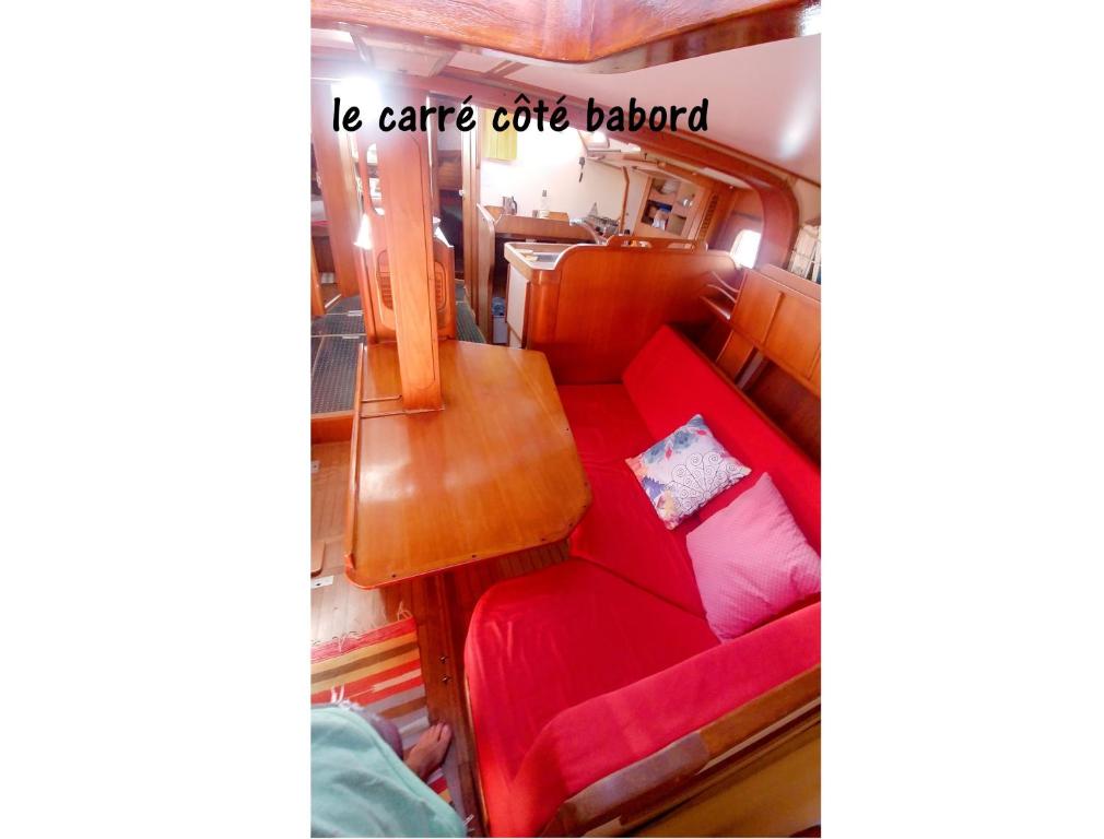 Posezení v ubytování Bateau Kyma