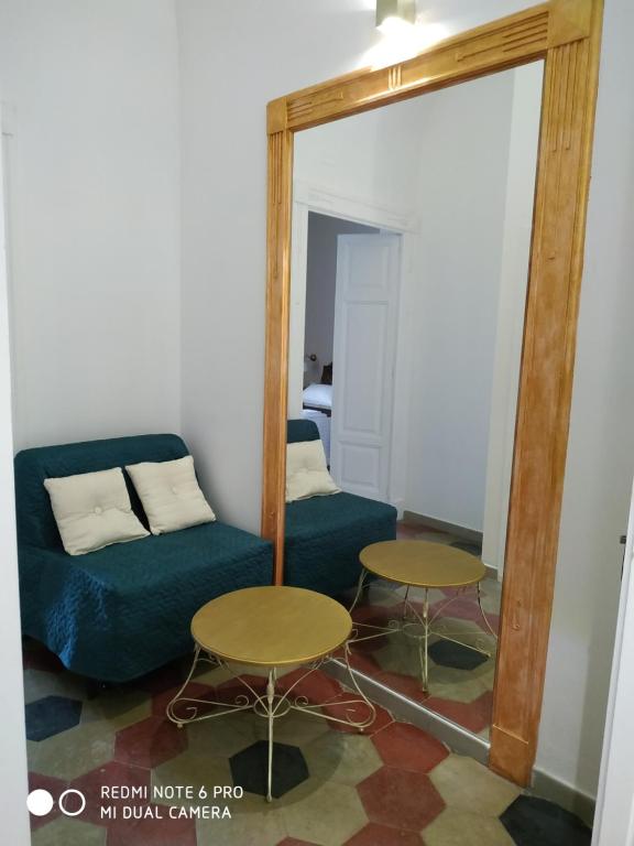 Posezení v ubytování Le Suite del Teatro cucinino privato