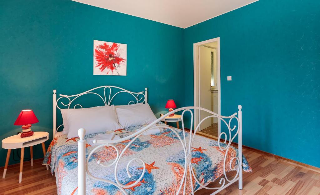 Postel nebo postele na pokoji v ubytování Apartments Dora Victoria Dream
